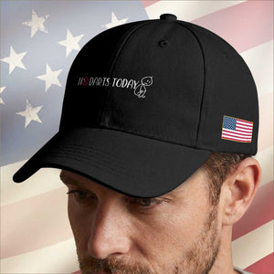 No Dart Today Baseball Cap Funny Dart Player Gift TS12 Print Your Wear