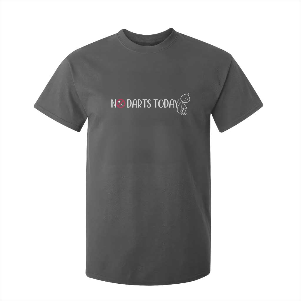 No Dart Today T Shirt For Kid Funny Dart Player Gift TS12 Dark Heather Print Your Wear