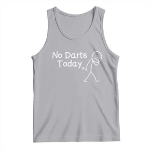 Funny No Dart Today Tank Top Darts Enthusiast Gift TS12 Athletic Heather Print Your Wear