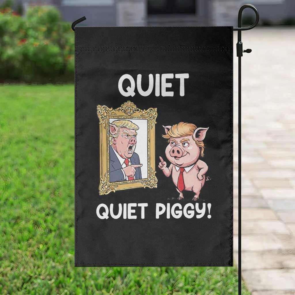 Resistance Movement Quiet Quiet Piggy Garden Flag Funny Pig Political TS12 Print Your Wear