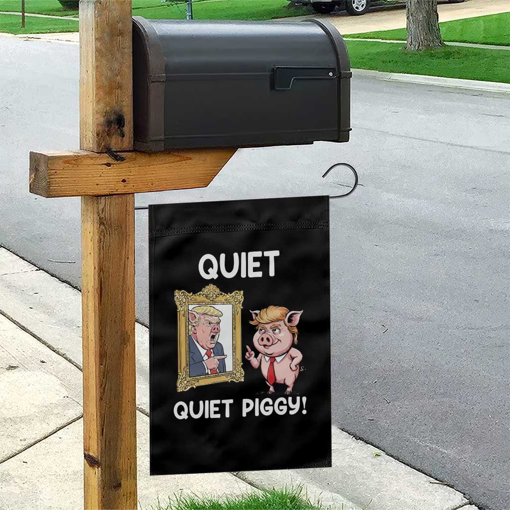 Resistance Movement Quiet Quiet Piggy Garden Flag Funny Pig Political TS12 Print Your Wear