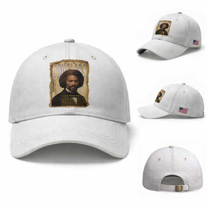 Frederick Douglass Historical Newspaper Baseball Cap The Sage Of Cedar Hill TS12 Baseball Cap Universal Fit White Print Your Wear
