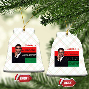 Motivational Malcolm X Quote Ceramic Ornament Black History Month Gift TS12 Print Your Wear