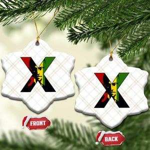Malcolm X Ceramic Ornament African American Heritage Gift TS12 Print Your Wear