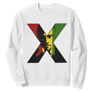 Malcolm X Sweatshirt African American Heritage Gift TS12 White Print Your Wear