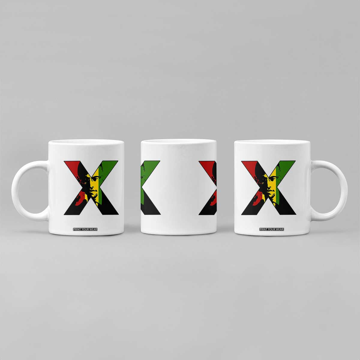 Malcolm X Coffee Mug African American Heritage Gift TS12 Print Your Wear