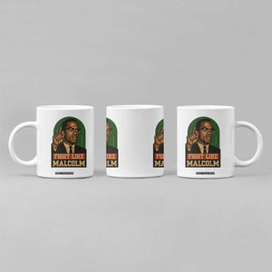 Fight Like Malcolm X Coffee Mug Black History Month Inspirational Gift TS12 Print Your Wear