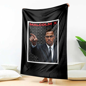 Malcolm X Legend Throw Blanket African American Activist Legacy TS12 Print Your Wear