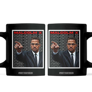 Malcolm X Legend Coffee Mug African American Activist Legacy TS12 Black Print Your Wear