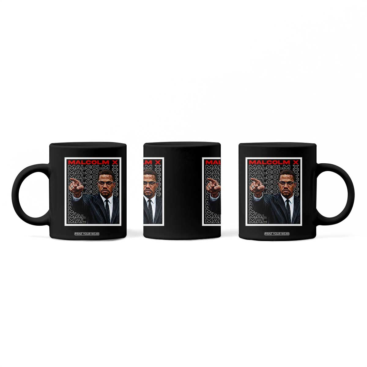 Malcolm X Legend Coffee Mug African American Activist Legacy TS12 Print Your Wear