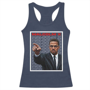 Malcolm X Legend Racerback Tank Top African American Activist Legacy TS12 Navy Print Your Wear