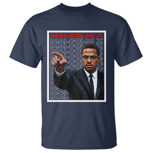 Malcolm X Legend T Shirt African American Activist Legacy TS12 Navy Print Your Wear