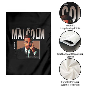 Black History Hero Malcolm X Garden Flag Stumbling Is Not Falling TS12 Print Your Wear