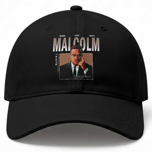 Black History Hero Malcolm X Baseball Cap Stumbling Is Not Falling TS12 Print Your Wear