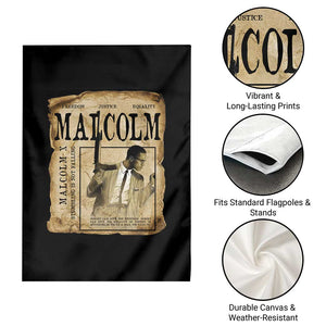 Malcolm X Historical Newspaper Garden Flag Stumbling Is Not Falling Black History TS12 Print Your Wear