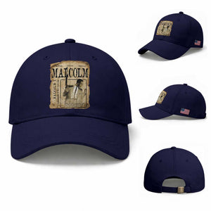 Malcolm X Historical Newspaper Baseball Cap Stumbling Is Not Falling Black History TS12 Baseball Cap Universal Fit Dark Blue Print Your Wear