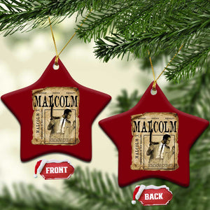 Malcolm X Historical Newspaper Ceramic Ornament Stumbling Is Not Falling Black History TS12 Print Your Wear