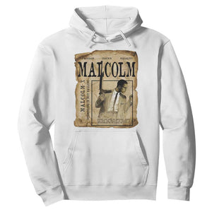 Malcolm X Historical Newspaper Hoodie Stumbling Is Not Falling Black History TS12 White Print Your Wear