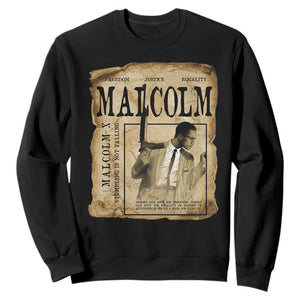 Malcolm X Historical Newspaper Sweatshirt Stumbling Is Not Falling Black History TS12 Black Print Your Wear