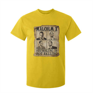 Malcolm X T Shirt For Kid Stumbling Is Not Falling Historical Poster TS12 Daisy Print Your Wear