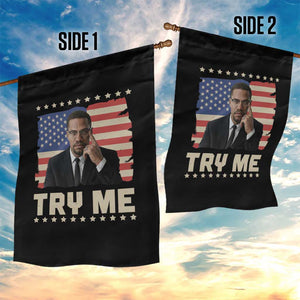 Malcolm X Try Me Garden Flag African American Pride Gift TS12 Print Your Wear
