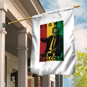 Fight Like Malcolm X Garden Flag African American Pride Gift TS12 Print Your Wear