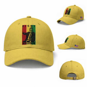 Fight Like Malcolm X Baseball Cap African American Pride Gift TS12 Baseball Cap Universal Fit Yellow Print Your Wear
