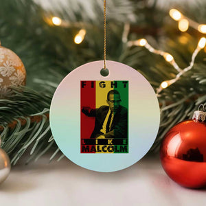 Fight Like Malcolm X Ceramic Ornament African American Pride Gift TS12 1pc Pastel Print Your Wear
