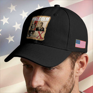 Malcolm X Quote Baseball Cap Nobody Can Give You Freedom Take It TS12 Print Your Wear