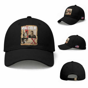 Malcolm X Quote Baseball Cap Nobody Can Give You Freedom Take It TS12 Baseball Cap Universal Fit Black Print Your Wear