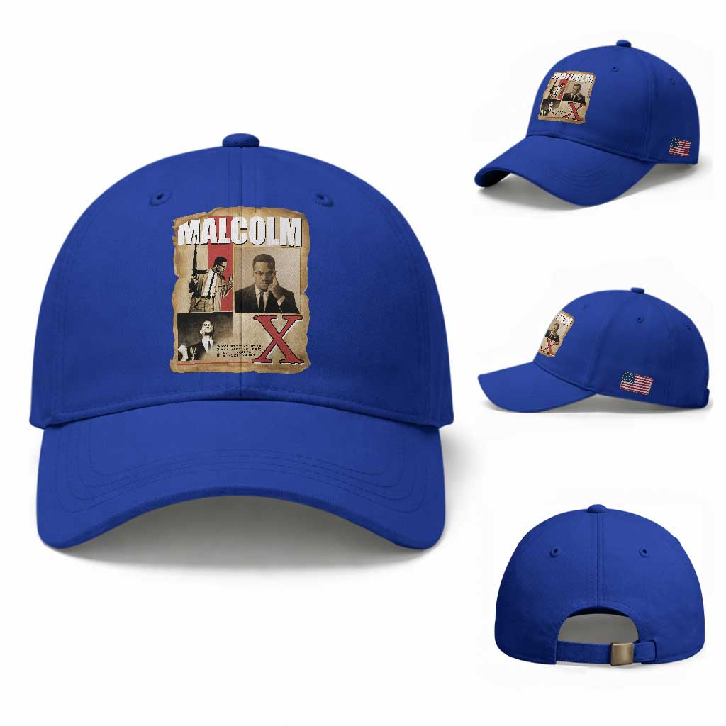Malcolm X Quote Baseball Cap Nobody Can Give You Freedom Take It TS12 Baseball Cap Universal Fit Royal Blue Print Your Wear