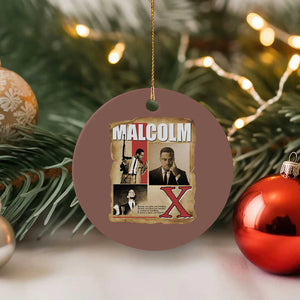 Malcolm X Quote Ceramic Ornament Nobody Can Give You Freedom Take It TS12 1pc Mocha Print Your Wear