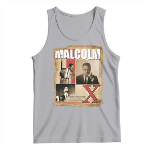 Malcolm X Quote Tank Top Nobody Can Give You Freedom Take It TS12 Athletic Heather Print Your Wear