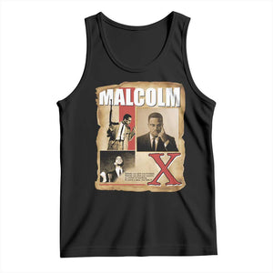 Malcolm X Quote Tank Top Nobody Can Give You Freedom Take It TS12 Black Print Your Wear