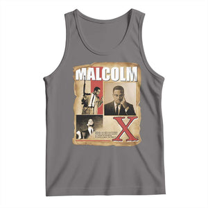 Malcolm X Quote Tank Top Nobody Can Give You Freedom Take It TS12 Deep Heather Print Your Wear