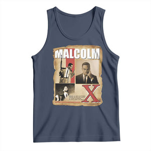 Malcolm X Quote Tank Top Nobody Can Give You Freedom Take It TS12 Navy Print Your Wear