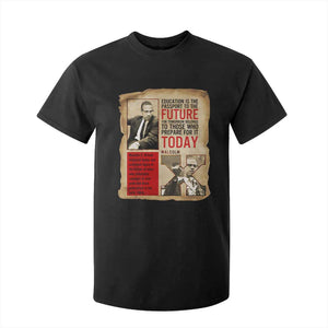 Education Is The Passport To The Future Malcolm X Wisdom T Shirt For Kid TS12 Black Print Your Wear