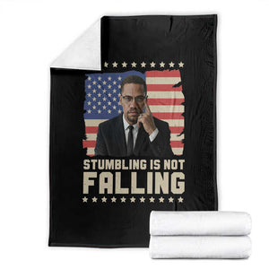 African American Pride Gift Throw Blanket Malcolm X TS12 Black Print Your Wear