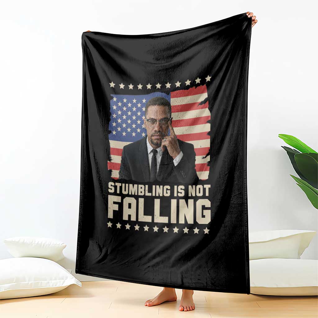 African American Pride Gift Throw Blanket Malcolm X TS12 Print Your Wear