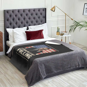 African American Pride Gift Throw Blanket Malcolm X TS12 Print Your Wear