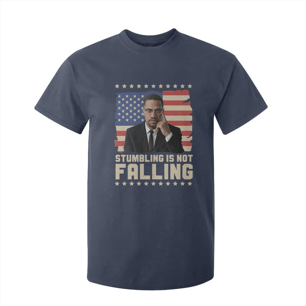 African American Pride Gift T Shirt For Kid Malcolm X TS12 Navy Print Your Wear