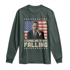African American Pride Gift Long Sleeve Shirt Malcolm X TS12 Dark Forest Green Print Your Wear