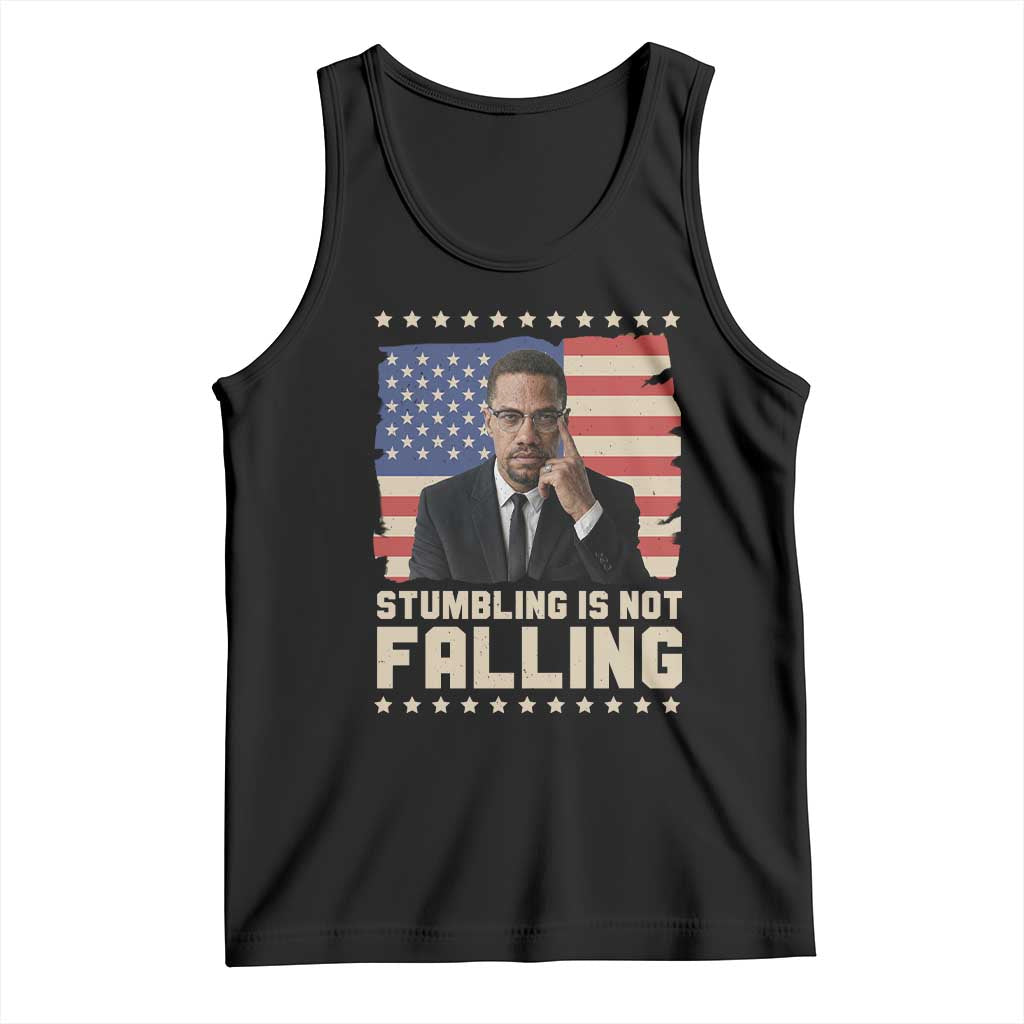 African American Pride Gift Tank Top Malcolm X TS12 Black Print Your Wear