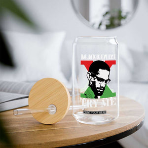 Malcolm X Try Me Glass Can American Civil Rights Leader Quote TS12 Print Your Wear