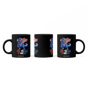 Funny Patriotic Dinosaur Coffee Mug 250 Years Of Freedom TS12 Print Your Wear