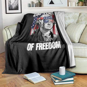 George Washington Founding Father Throw Blanket 250 Years Of Freedom TS12 Print Your Wear