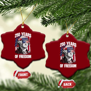 George Washington Founding Father Ceramic Ornament 250 Years Of Freedom TS12 Print Your Wear