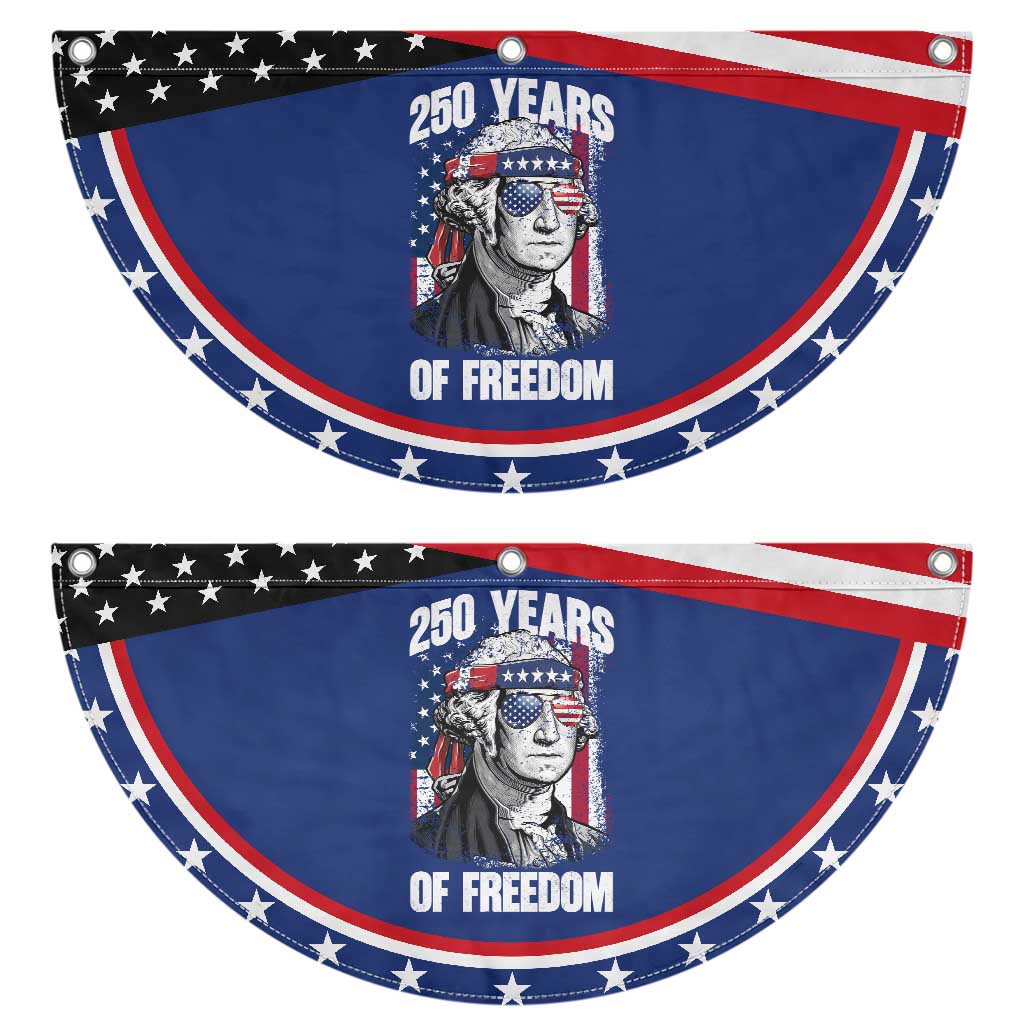George Washington Founding Father Patriotic Fan Flag 250 Years Of Freedom TS12 2pcs pack Classic Navy Print Your Wear