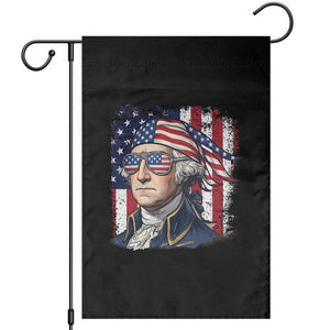 George Washington Patriotic Garden Flag USA 250th Anniversary TS12 Black Print Your Wear
