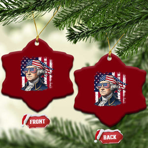 George Washington Patriotic Ceramic Ornament USA 250th Anniversary TS12 Print Your Wear